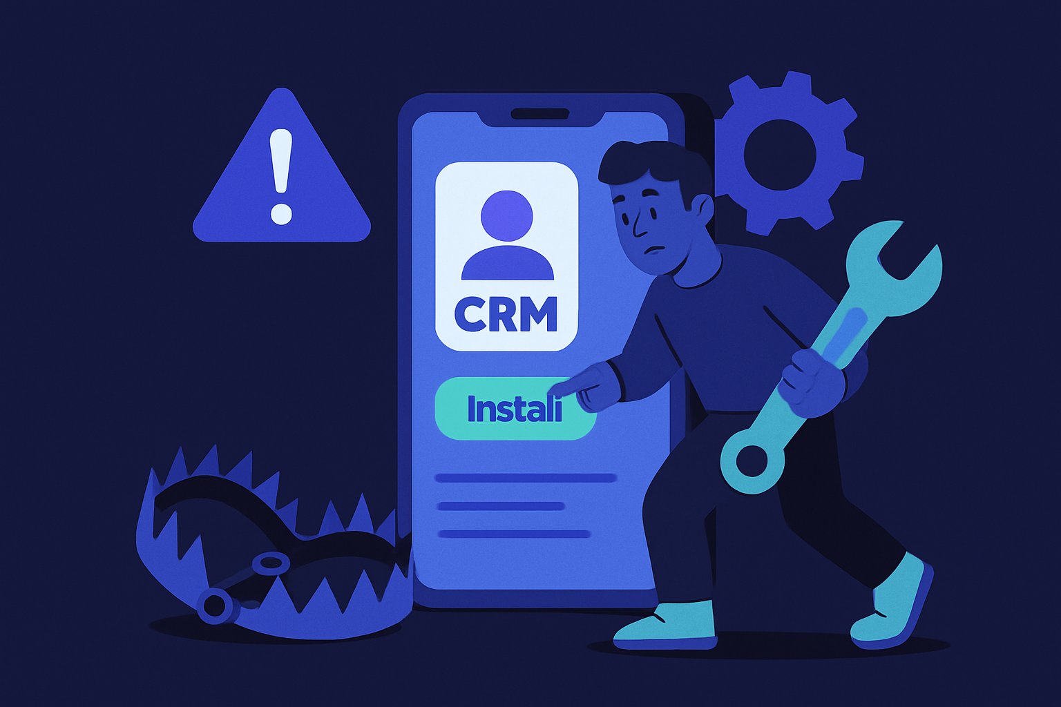 Installer le logiciel CRM mobile FieldForce Sync : les pièges