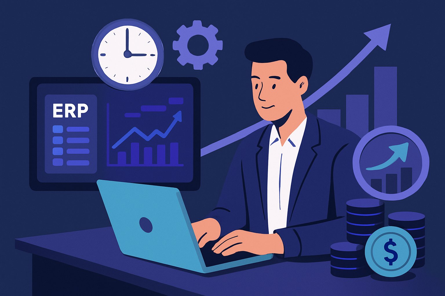La plateforme ERP BusinessCore Max, amortie en combien de temps ?