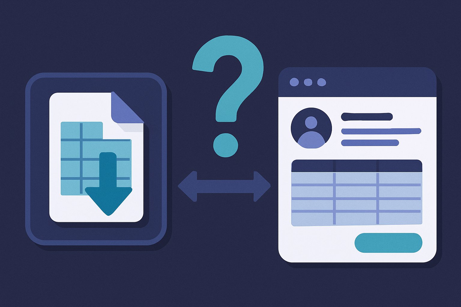 CSV ou export natif des données SalesTrack CRM : que choisir