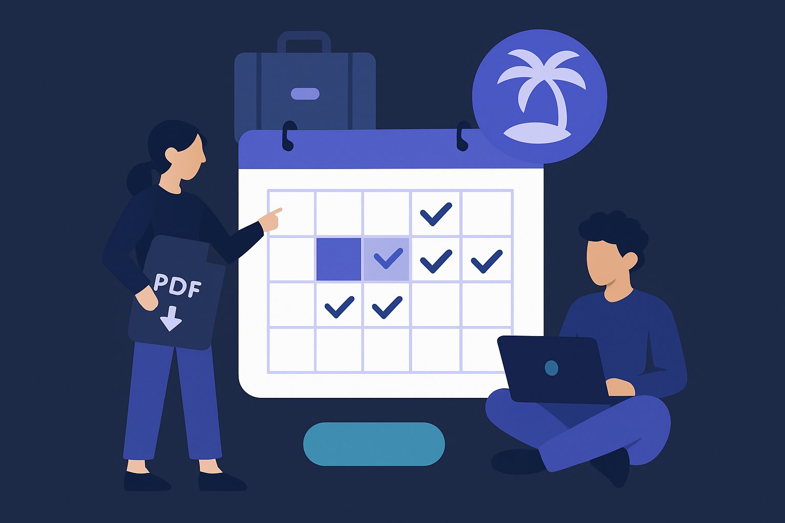 Planning des congés du personnel en PDF : utilité et limites