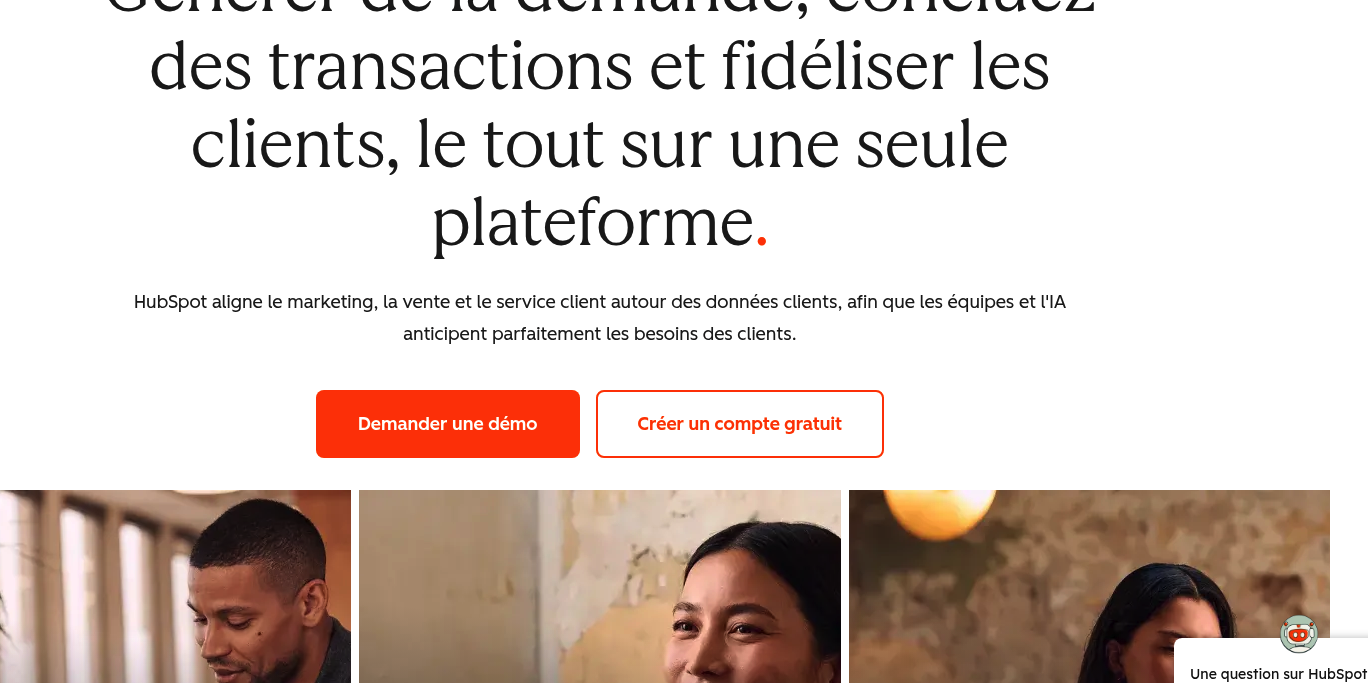Aperçu HubSpot